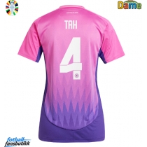 Tyskland Jonathan Tah #4 Bortedrakt Dame EM 2024 Kortermet